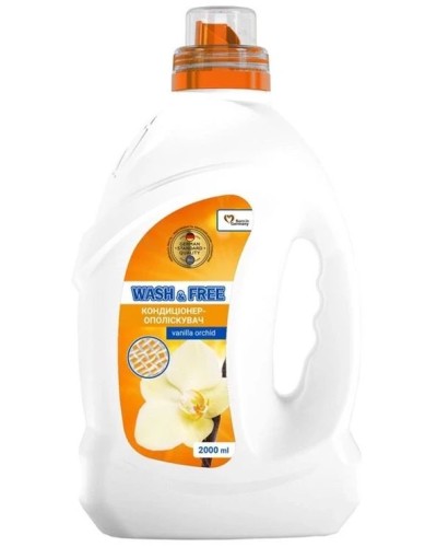 Кондиціонер для тканин «Ванільна орхідея» 2 л, ТМ WASH&FREE