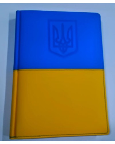 Щоденник недатований «Vienna» А5 на 168 аркушів жовто- блакитний, TM Brisk