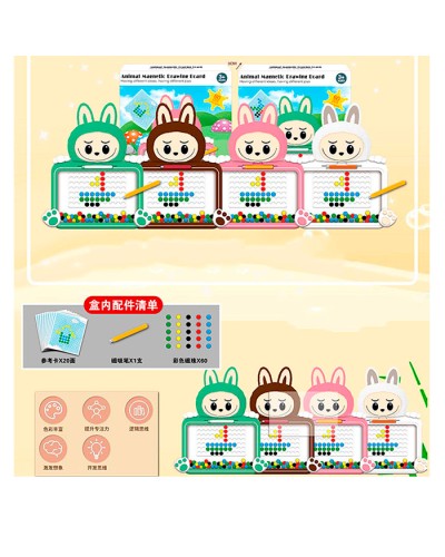 Магнітна мозаїка «LBB» 40х25х2,5 см на 118 деталей з картками, в асортименті, у коробці 26х40,5х3,5 см