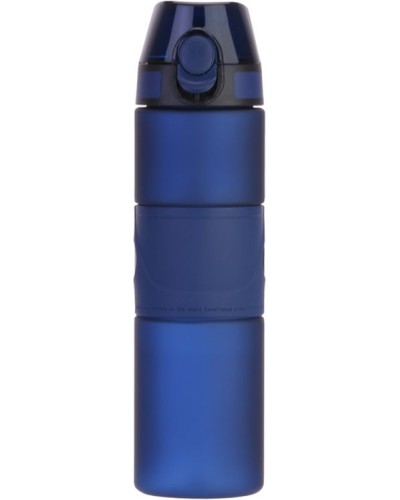 Пляшка для води «Stripe» 750 мл темно-синя, ТМ Optima