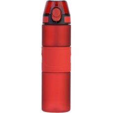 Пляшка для води, Optima, Stripe, 750 мл, червона, без принту