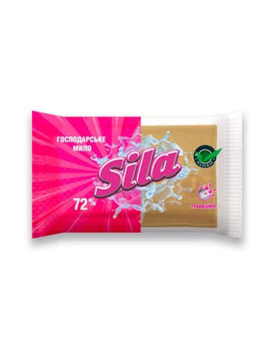 Мило господарське «Сила 72%» тверде 180 г, ТМ Sila