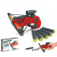 Іграшковий арбалет розборний від 63 деталей з 10 м'якими кулями-присосками, в асортименті, у коробці 22х15х4,5 см