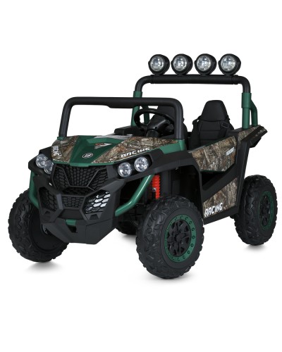 Джип р/к 2,4 G на 4 мотори 90W на акумуляторі 24V 7AH зі світлом, музикою, колесами з EVA, USB, BLUETOOTH, FM, шкіряним сидінням, камуфляж