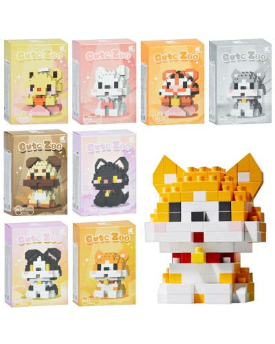 Конструктор «Тварина» від 112 деталей, в асортименті, у коробці 8х11х4 см