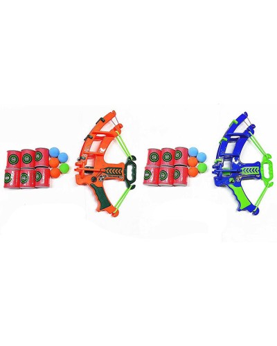 Лук 34х20 см з 5 м'якими кулями по 3,5 см, 6 мішенями по 5,5 см, в асортименті, у пакеті 28х34х7 см.