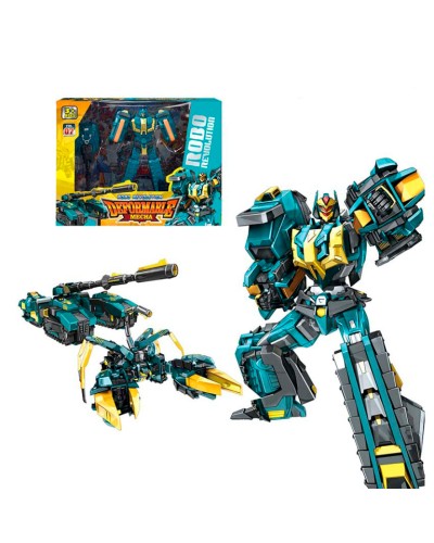 Трансформер «Робот-транспорт-зброя» 16 см, у коробці 29,5х22,5х10 см