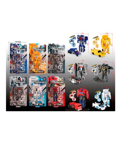 Трансформер «TF» робот 12 см + транспорт, в асортименті, на планшетці 14,5х25,5х5,5 см.