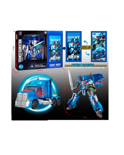 Трансформер «TF» робот 19 см + машина, у коробці 34,5х29х10,5 см