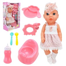 Пупс «Маленьке Сонечко» 33 см з аксесуарами, їсть, пісяє, у коробці 23,5х11х40 см