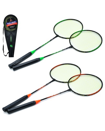 Набір для бадмінтону: 2 ракетки по 65 см, в асортименті, у чохлі 22х68х3 см