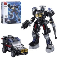 Конструктор «Поліція» 2 в 1 на 247 деталей з фігуркою, у коробці 22х23,5х7 см, SLUBAN