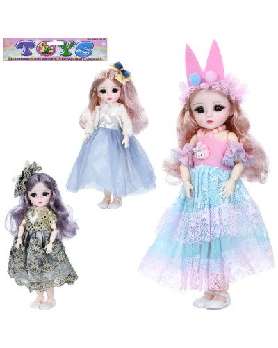 Лялька 28 см шарнірна з аксесуарами, в асортименті, у пакеті 19х36х5 см