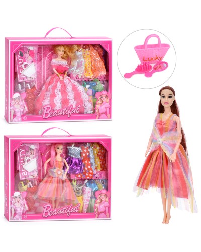 Лялька 29 см шарнірна з одягом та аксесуарами, в асортименті, у коробці 42х32,5х5,5 см