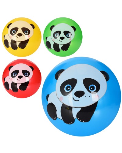 М'яч дитячий «Панда» 9 дюймів вагою 60 г, в асортименті