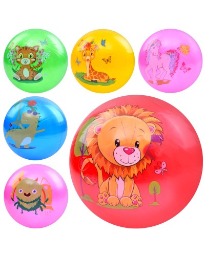 М'яч дитячий 9 дюймів з ПВХ вагою 57-62 г, в асортименті