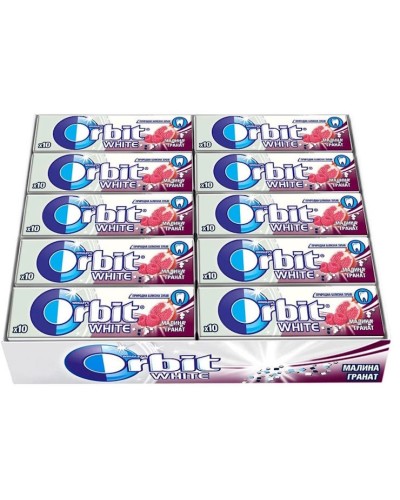 Жувальна гумка «Orbit. Малина-гранат» 14 г