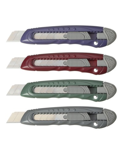 Ніж канцелярський «MORANDI STYLE» з шириною леза 18 мм та механічним фіксатором леза, в асортименті, ТМ Buromax