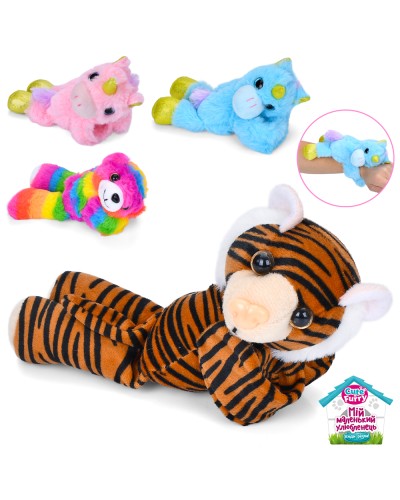 М`яка іграшка-браслет «Тваринка» 23 см плюшева, в асортименті, у пакеті 9х19х6 см