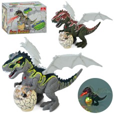 Динозавр 31 см із звуком, світлом, парою та рухомими деталями, на батарейках, в асортименті, у коробці 23х16х13 см.