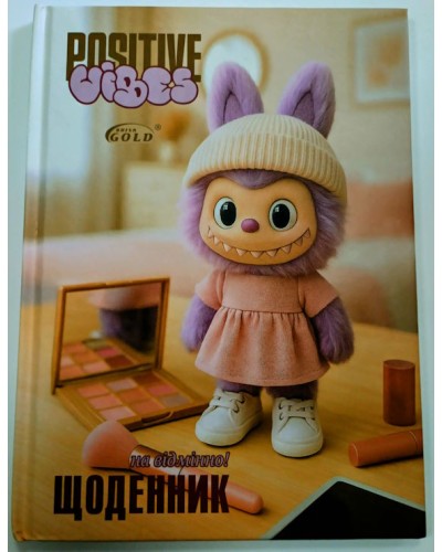 Щоденник шкільний «Зі стилем у серці» А5 на 48 аркушів, №72053, ТМ Gold Brisk