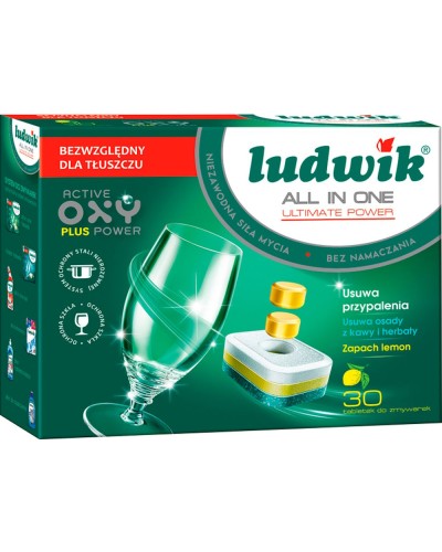 Таблетки для миття посуду «Людовік Profi» 30 шт в упаковці