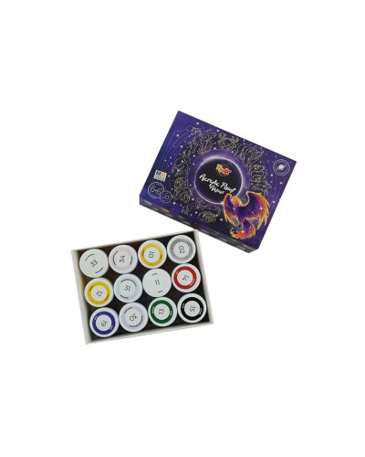 Фарби акрилові 12 кольорів по 20 мл, RUDIX