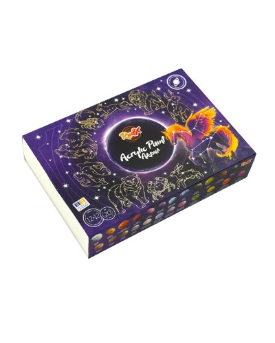 Фарби акрилові 24 кольори по 20 мл, RUDIX