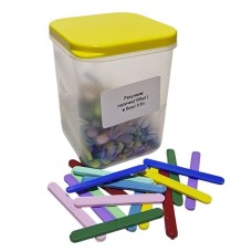 Рахункові палички 100 шт у контейнері