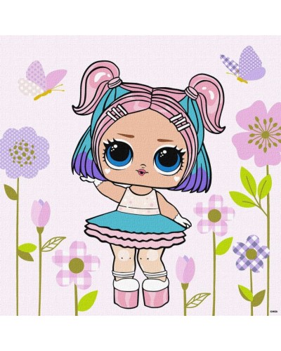 Картина за номерами «L.O.L. Surprise! HipHop4Lyfe CandyQT» 40х40 см, ТМ Ідейка