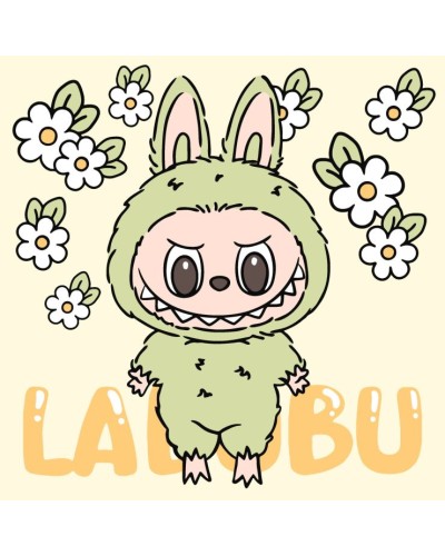 Картина за номерами «Веселий Лабубу» 25х25 см, ТМ Ідейка