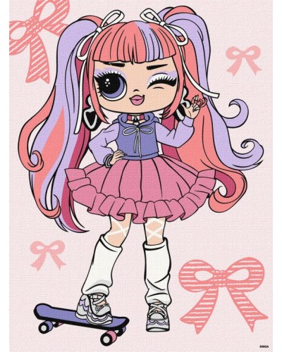 Картина за номерами «L.O.L. Surprise! Tweens Ali Dance» 30х40 см, ТМ Ідейка