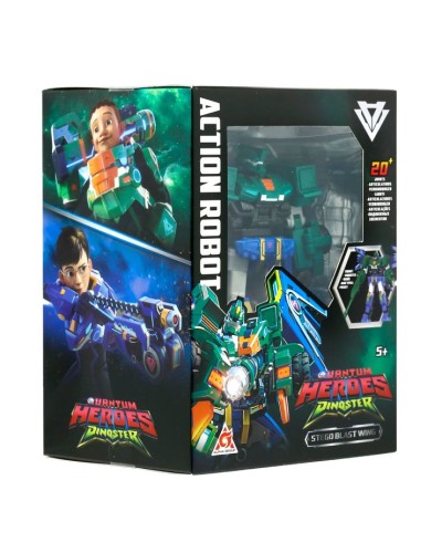 Трансформер «DINOSTER. СТЕГО БЛАСТ ВІНГ» 12,7 см з аксесуарами, у коробці 11х14х18 см