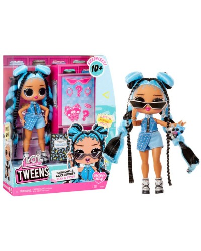 Ігровий набір з лялькою LOL SURPRISE! «Tweens Core. Бешкетниця» 15 см з аксесуарами, у коробці 20х6х25 см