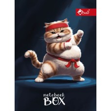 Папка для зошитів «Кунг-фу кіт » В5 картонна на гумці, ТМ Скат