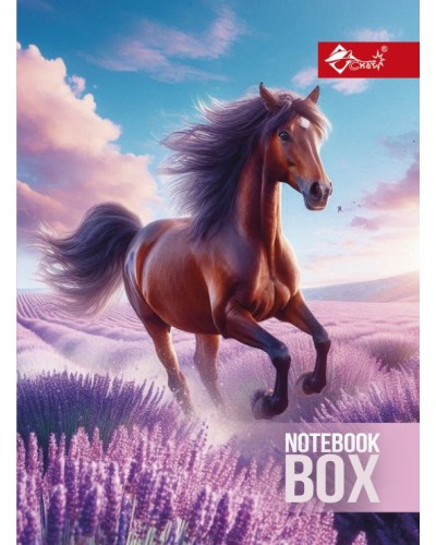 Папка для зошитів «Конячка» В5 картонна на гумці, ТМ Скат
