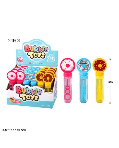 Мильні бульбашки «Морозиво» 14 см, в асортименті, 24 шт у дисплеї