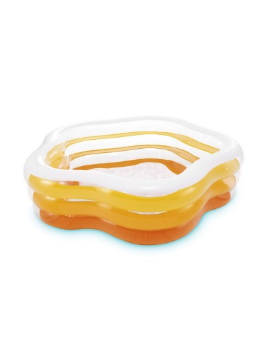 Басейн «Зірочка» надувний на 4 секції з надувним дном та ремкомплектом, у коробці.