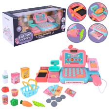 Касовий апарат 33 см зі світлом, звуком та 24 аксесуарами, у коробці 48х18х20 см