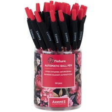 Ручка «Nature» кулькова автоматична синя, ТМ Axent