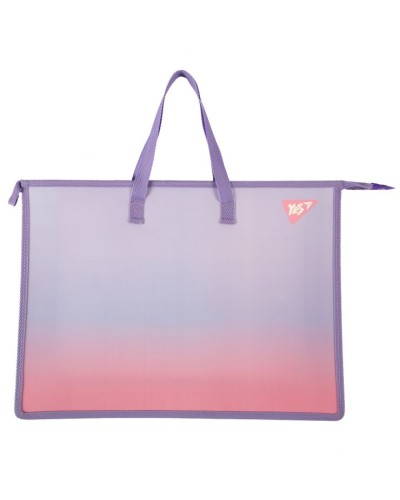 Папка-портфель «Fusion» А3 на блискавці з тканинними ручками, ТМ YES