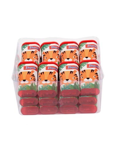 Точилка-бочечка «Zoo Land» з контейнером, ТМ 1 Вересня