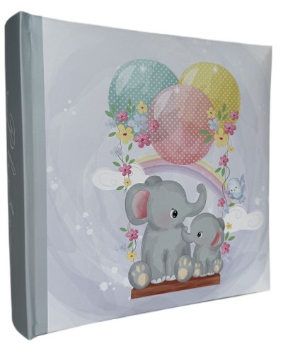 Фотоальбом «Baby Balls» на 200 фото 10х15см з паперовими аркушами, обкладинка з ламінованого картону, 22х22 см