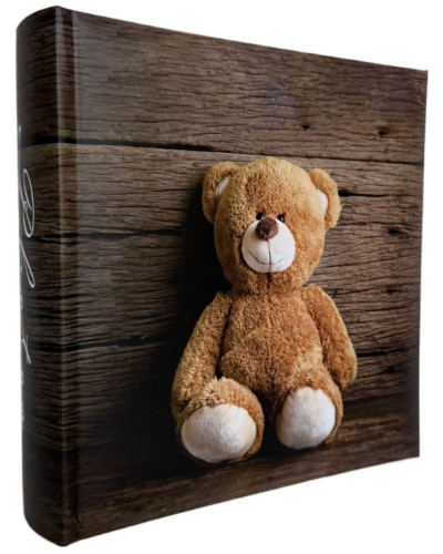 Фотоальбом «Bear 4» на 300 фото 10х15см з паперовими аркушами, обкладинка з ламінованого картону, 22х22 см