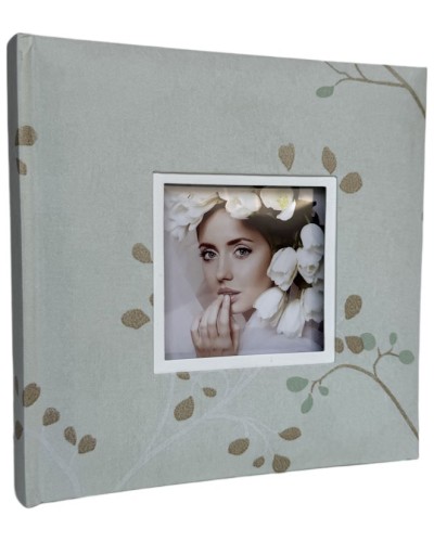 Фотоальбом «Spring Twig» на 300 фото 10х15см з паперовими аркушами, обкладинка з ламінованого картону, 22х22 см
