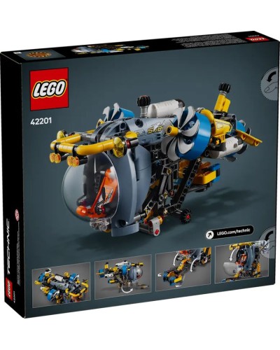 Конструктор «Глибоководний дослідницький підводний човен» на 413 деталей, у коробці 26х6х28 см, ТМ Lego