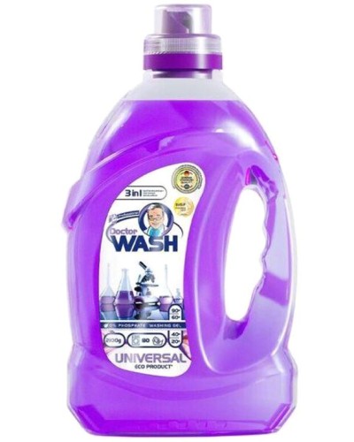 Гель для прання універсальний 2 л, DOCTOR WASH