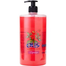 Крем-мило «Полуниця» з дозатором 1000 мл, ТМ Olis