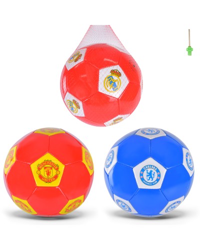 М'яч футбольний №5 вагою 270 г з PVC, в асортименті