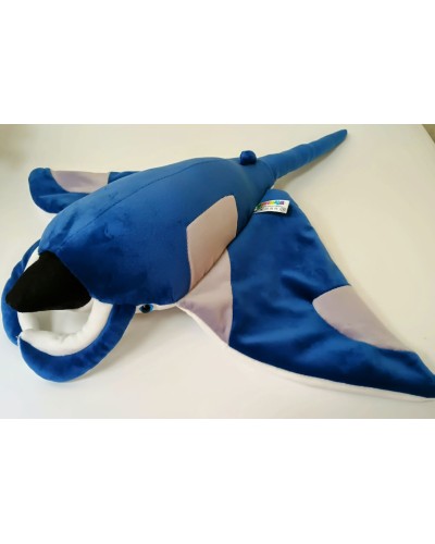 М`яка іграшка «Скат» 52 см синій, ПП Копиця